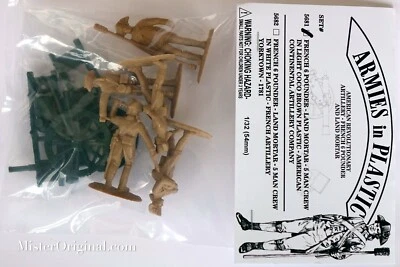 Armies in Plastic American Revolution French 6-pound Artillery Mortar 1/32 54mm - Image 1 of 3