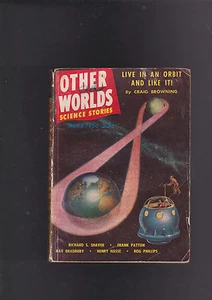  6 VINTAGE SF DIGESTS,IOTHER WORLDS. - Imagen 1 de 12