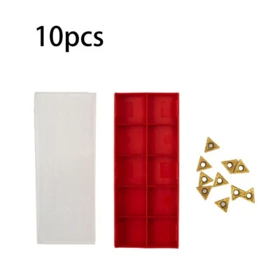 10*/Set - Carbide Inserts Blade CNC Lathe Thread Cutting Turning Tool - Image 1 of 4