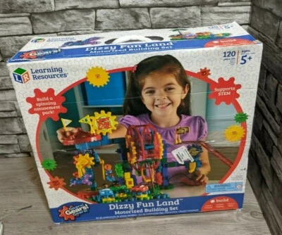Gears! Gears! Gears! Dizzy Fun Land Motorized Gears Carnival Building Toy Set - Image 1 of 3