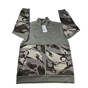 Under Armour Mens Large Full Zip Camo Track Jacket Hoodie Fleece Pockets IT0558 - Picture 1 of 12