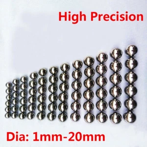 Grade 10 Chrome Steel Ball Bearings 1/2/3/4/5/6/7/8/9/10-20mm High Precision G10 - Picture 1 of 5