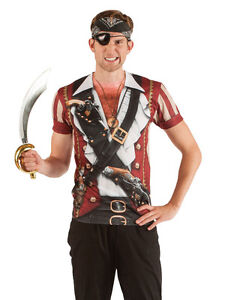 Faux Real Pirate Shirt Costume Renaissance Festival T-Shirt Swashbuckler 