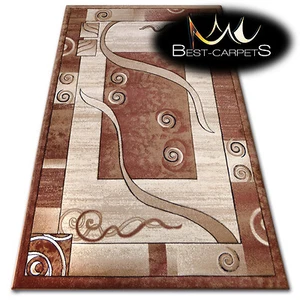 Rug KIWI beige CHEAP HEATSET ABSTRACT Small Medium Large Size carpets floor - Picture 1 of 6