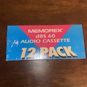 Memorex dBS 60 Minuten Audiokassette 12er-Pack VERSIEGELT - Bild 1 von 2