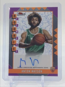 ANTON WATSON 2024-25 TOPPS FINEST ROOKIE FINEST AUTOGRAPH RC AUTO Q3882 - Picture 1 of 2