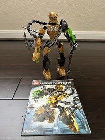 100% Complete & Retired Lego Hero Factory: Rocka (6202) with Instruction Manual
