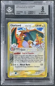 Pokémon Ex Crystal Guardians #4 2006 Charizard Holo BGS 8 - Imagen 1 de 2