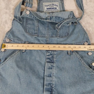 Vintage GUESS Jeans USA Workwear Overalls Denim Bib Overalls 80s Retro Unisex M - Image 1 of 4