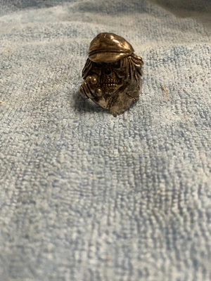 G&S Biker Skull ring size 14 - Image 1 of 4