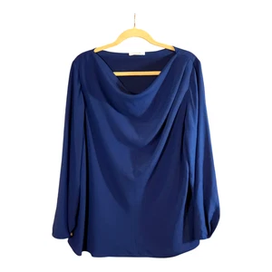 M.M. Top azul onda suave Lafleur The Friedan en azul azurita para mujer +1/1X - Imagen 1 de 9