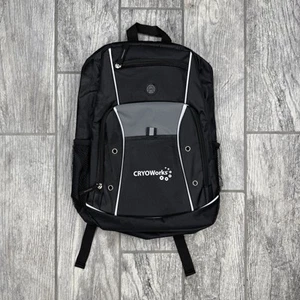 Zaino Crew "Cryoworks" Taglia Unica Borsa Nera Nuovo - Foto 1 di 7
