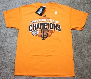 San Francisco Giants 2010 World Series Roster Shirt Mlb Baseball orange - Bild 1 von 14