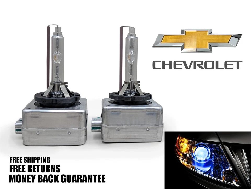 Bombilla de faro de xenón HID azul frío 8000K para Chevrolet SS 2014-2017 haz bajo x2 Foto 1 de 1