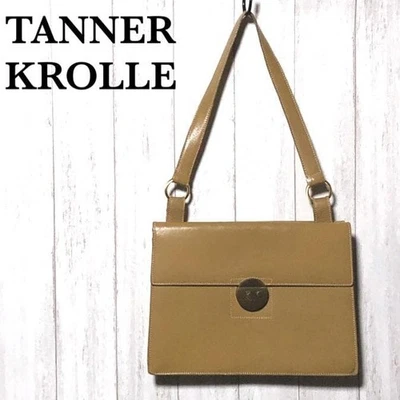 Bolso de Hombro Tanner Krolle Cartera Cuero en Amarillo USADO Buen Estado Foto 1 de 4