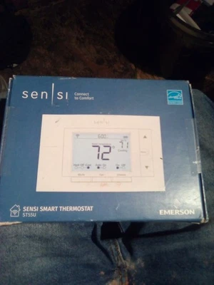 Sensi Smart Programmable Thermostat White (ST55U) NEW Free Shipping - Image 1 of 3