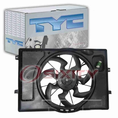 TYC Dual Radiator & Condenser Fan Assembly for 2017-2020 Hyundai Elantra rd - Image 1 of 4