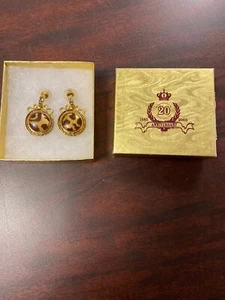 Premier Designs - Bambus Ohrringe Leopard Gold - Bild 1 von 2