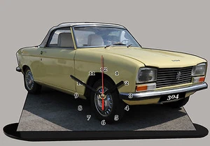 AUTO PEUGEOT 304-02, AUTO IN OROLOGIO MINIATURA - Picture 1 of 1