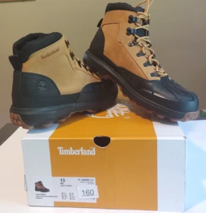 NEW Mens TIMBERLAND CONVERGE WATERPROOF MID BOOT WHEAT NUBUCK (TB0 A5YKH 231) - Picture 1 of 10