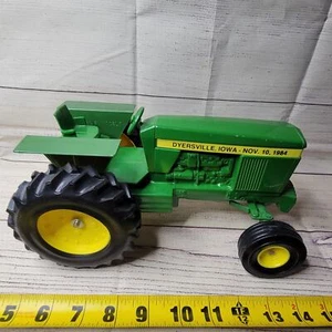 Vtg 1/16 Scale models farm toy show 11/10/1984 diecast tractor green and yellow  - Picture 1 of 12