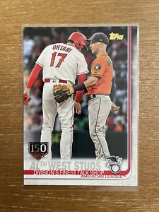 Topps Baseball AL 2019 West Studs Ohtani #266 150 años sello de oro SP MLB - Imagen 1 de 11