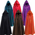 Halloween Party Cosplay Long Robe Hood Cloak Cosplay Medieval Vampire Cloak Gift