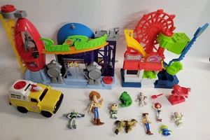 15 pc Toy Story 4 imaginext Carnival & Pizza Planet Playset Projectile Figure - Picture 1 of 13