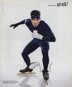 2011 Got Milk: Apolo Ohno Vintage Print Ad - Picture 1 of 1