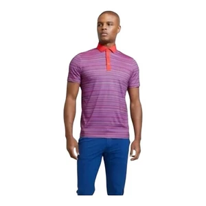 Redvanly Men’s Golf Polo Shirt The Archer Short Sleeve Rio Stripe, Size XXL, NEW - Picture 1 of 14