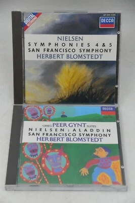 Nielsen - Symphonies 4&5 & Grieg Peer Gynt Suites Blomstedt CDs — 第 1/3 张图片