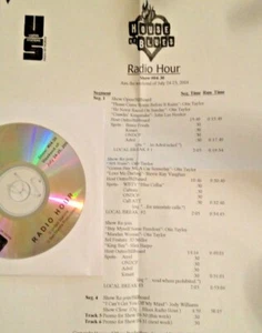 RADIO SHOW: HOUSE OF BLUES 7/24/04 OTIS TAYLOR 6 SONG TRIBUTE;STEVIE RAY VAUGHAN - Picture 1 of 1