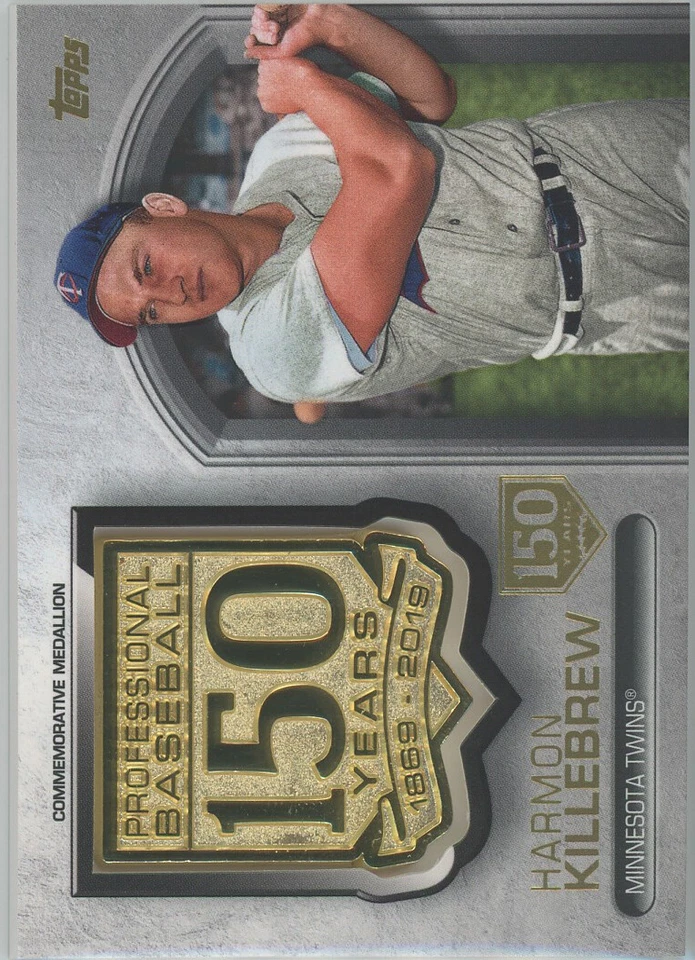 2019 Topps Update 150th Anniversary Medallions Harmon Killebrew Twins 107/150 - Image 1 of 1