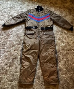 VINTAGE Erwachsene M/L POLARWARE von Griswold EINTEILIGER SCHNEEMOBILANZUG - Bild 1 von 14