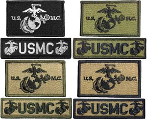 COMPLETED SET USMC United States Marine Corps EGA Hook Loop Touch Fastener Patch - Picture 1 of 1