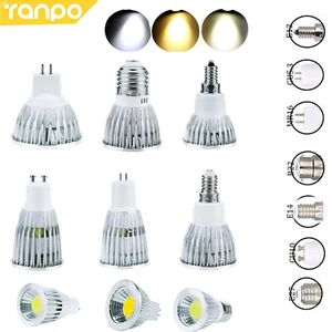 DC 12V 24V 12W Dimmable LED COB Spotlight E27 GU10 E14 MR16 6W 9W Bulb Lamp RE - Picture 1 of 18
