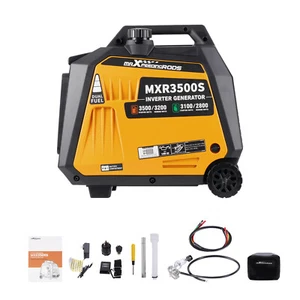 3500W Portable Super Quiet Dual Fuel Inverter Generator Electric Start Gas / LPG - Picture 1 of 12