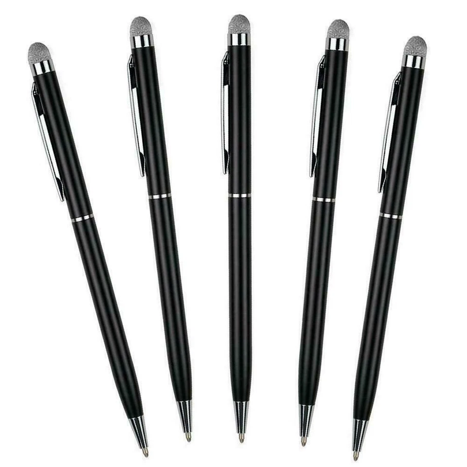 5X Touch Screen Stylus 2 in 1 Pen For iPhone iPad Samsung Tabs Android Phone - Image 1 of 4