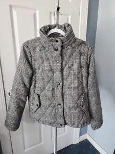 a.n.d ea wy Plaid quilted Puffer Jacket Grey/Black M - Picture 1 of 11