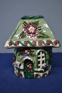 Blue Sky Heather Goldminc Tealight Floral House 2002 - Picture 1 of 10