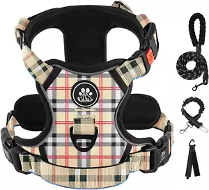 No Pull Dog Harness with Leash Set, Reflective No Choke Pet Vest,Adjustable Oxfo - Picture 1 of 7