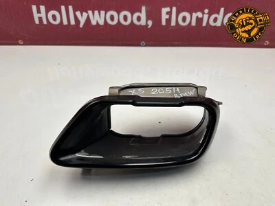 2020-2023 BMW X5 X6 X7 G05 G06 G07 REAR LEFT EXHAUST PIPE TIP BLACK OEM 39kmiles - Image 1 of 4