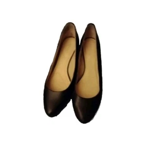 Rockport Womens sz 10 Dress Shoes Black Stacked Wood Wedge Heels Pumps Adiprene - Picture 1 of 4
