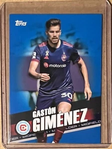 2022 Topps MLS GASTÓN GIMÉNEZ 33/99 Blue Parallel #82 Chicago Fire - Picture 1 of 2