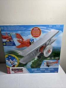 Sonic The Hedgehog Tornado Biplane Playset with 2.5" Sonic Action Figure - New - Picture 1 of 12