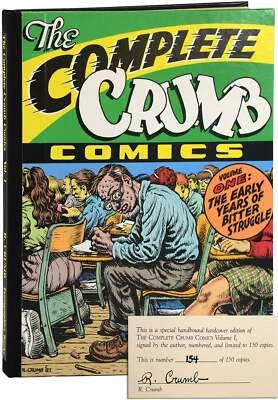 R.Crumb-THE COMPLETE CRUMB VOL.1-1987-1ST/1ST ED-1/150 SIGNED LIMITED-FINE COPY - Image 1 of 2