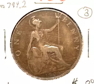 Great Britain 1906 penny KM 794.2 VF (3) - Picture 1 of 2