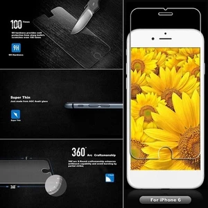 Película protectora de pantalla de vidrio templado real premium para Apple 4.7" iPhone 6.6 Plus - Imagen 1 de 9
