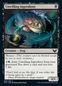 FOIL Unwilling Ingredient | MtG Magic Strixhaven: School of Mages |English |NM-M - Picture 1 of 1