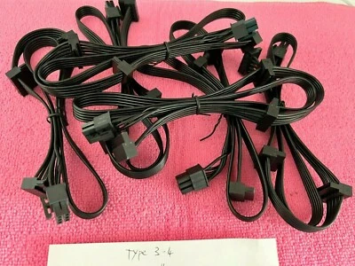 50 Pcs Corsair  type 3 , Corsair Type 4  6 Pin to 3x SATA Drive Cable ,Original  - Image 1 of 4